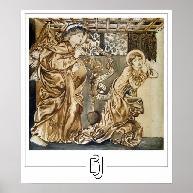 Edward Burne-Jones Zedign Art Poster #29 (Front)