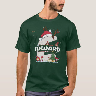 Edward Christmasw Edward Name for funny Xmas  T-Shirt