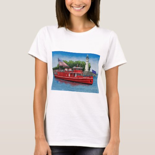 Edward Cotter Fireboat of Buffalo T_Shirt
