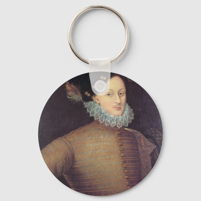 Edward de Vere, 17th Earl of Oxford Keychain (Front)