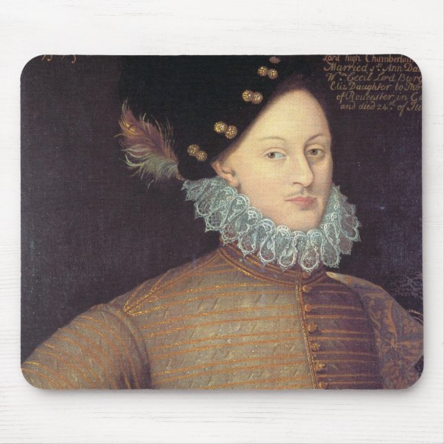 Edward de Vere, 17th Earl of Oxford Mouse Pad (Front)