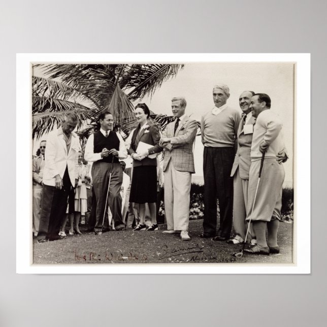 Edward, Duke of Windsor (1894-1972) and Wallis, Du Poster (Front)