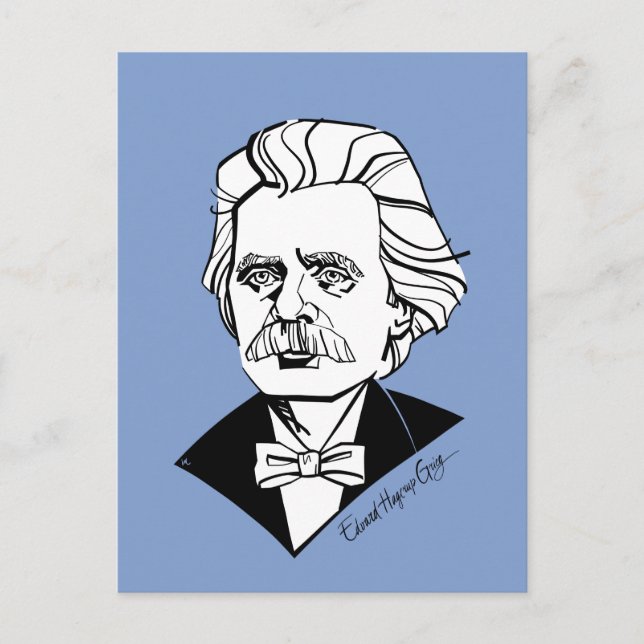 Edward Elgar Postcard (Front)