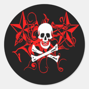 Edward England Print Classic Round Sticker