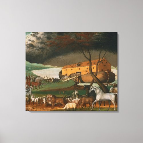 Edward Hicks _ Noahs Ark Canvas Print