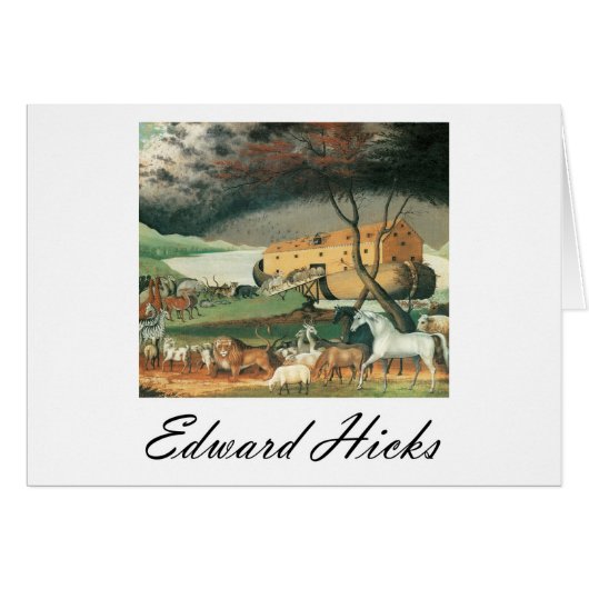 Edward Hicks Noah's Ark Cards (Front Horizontal)