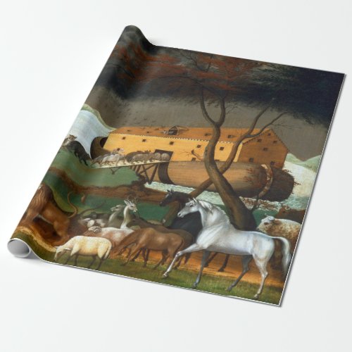 Edward Hicks Noahs Ark Wrapping Paper