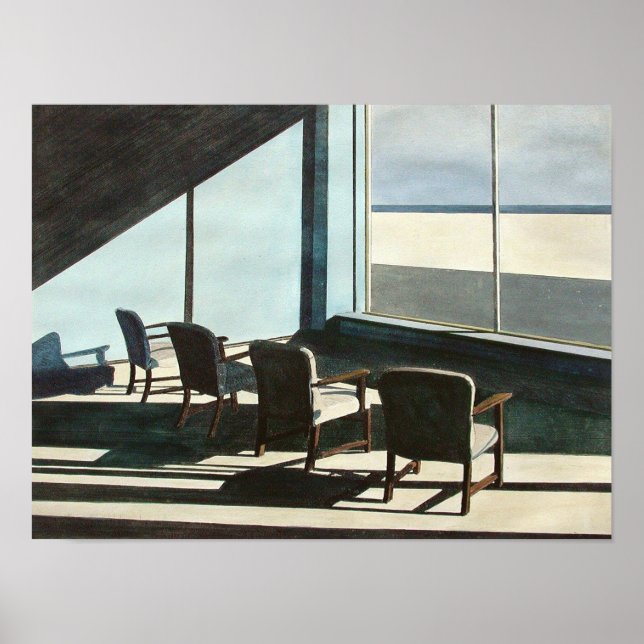 edward hopper art  poster (Front)