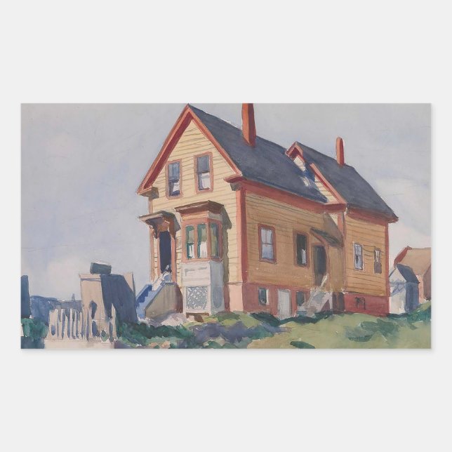 edward hopper art  rectangular sticker (Front)