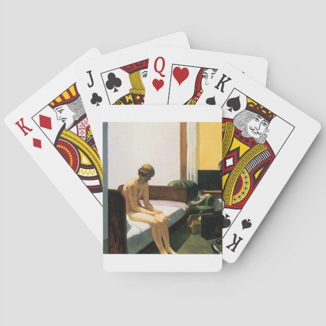 Edward Hopper Hotel Room Poker Cards (Back)