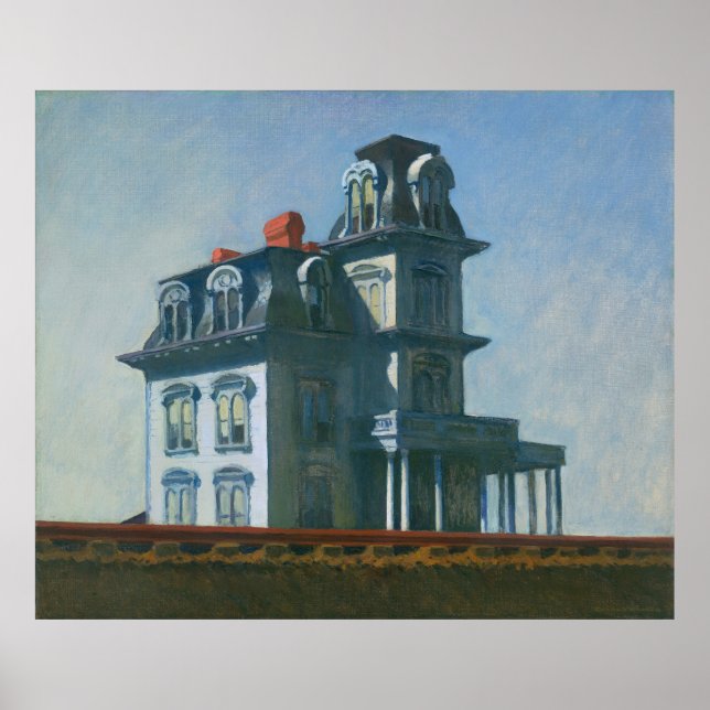 Edward Hopper House by the Railroad Poster (Front)