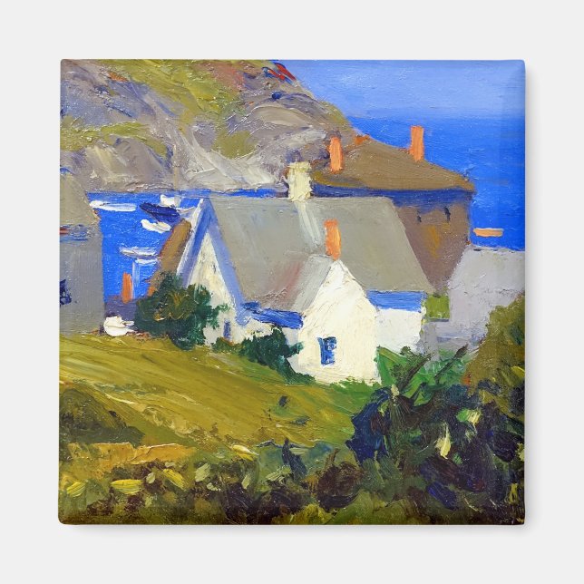 Edward Hopper Monhegan Houses Magnet (Front)