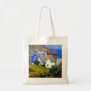 Edward Hopper Monhegan Houses Tote Bag