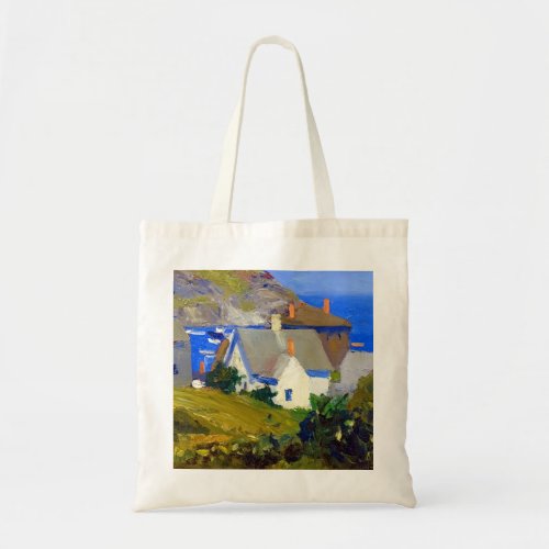 Edward Hopper Monhegan Houses Tote Bag