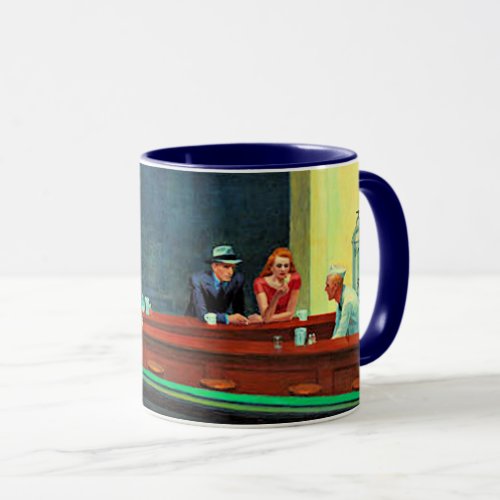 Edward Hopper Nighthawks Mug