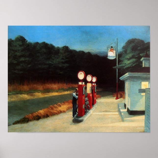Edward hopper paintings art poster (Front)
