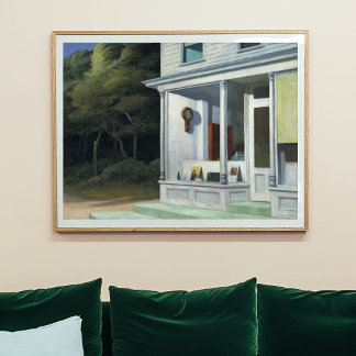 Edward Hopper Wall Art Design Vintage Poster