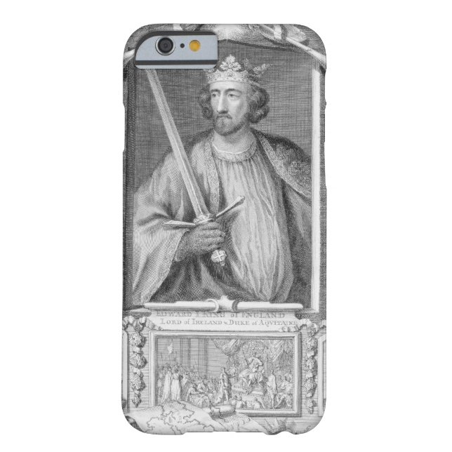 Edward I (1239-1307) King of England from 1272, af Case-Mate iPhone Case (Back)