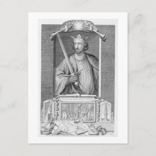 Edward I 1239_1307 King of England from 1272 af Postcard