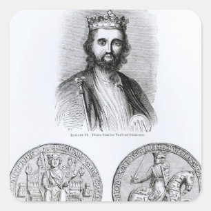 Edward II drawn from the Tomb Square Sticker