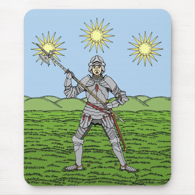 Edward IV in Plate Armor Mouse Pad (Front)