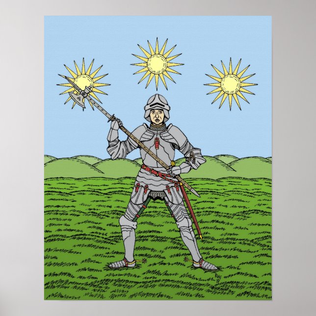 Edward IV in Plate Armor Poster (Front)