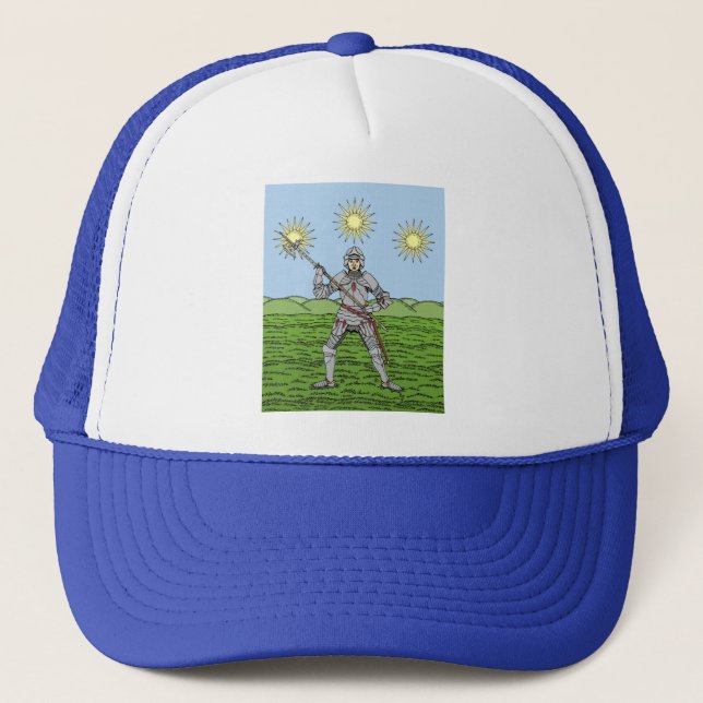 Edward IV in Plate Armor Trucker Hat (Front)