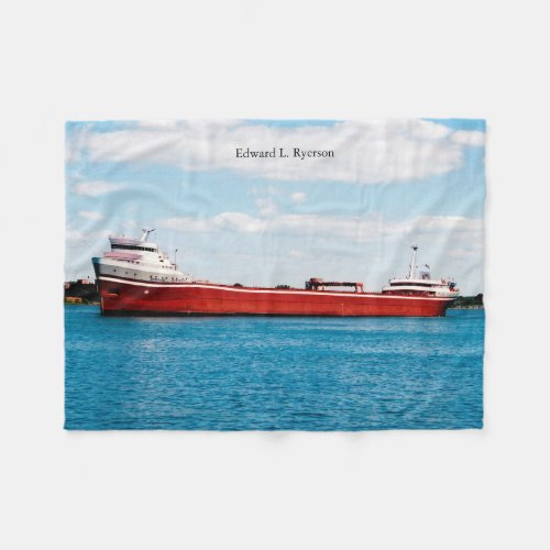 Edward L Ryerson fleece blanket