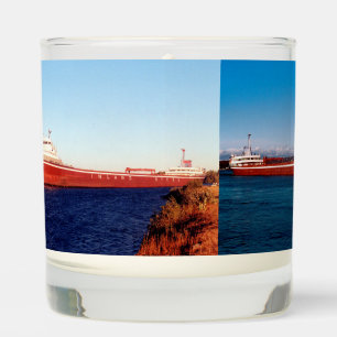 Edward L. Ryerson glass candle