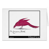 Edward Lear's Crimson Bird (Front Horizontal)