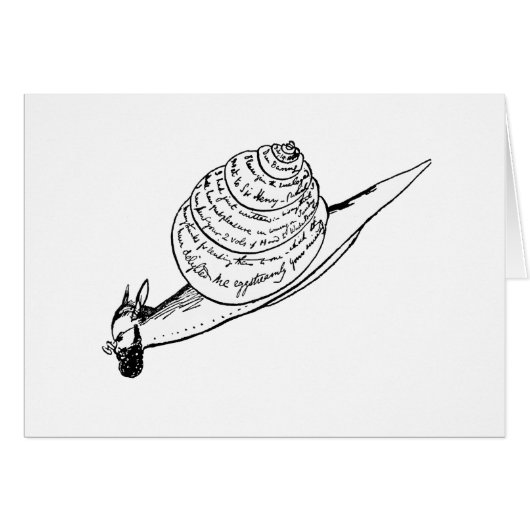Edward Lear's Snail Mail Cards (Front Horizontal)