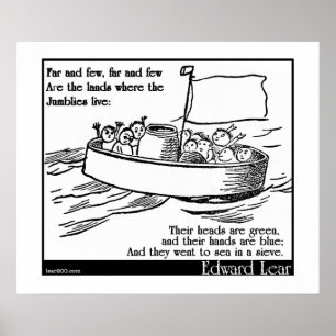 Edward Lear's The Jumblies Poster