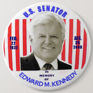 Edward M. Kennedy memorial button