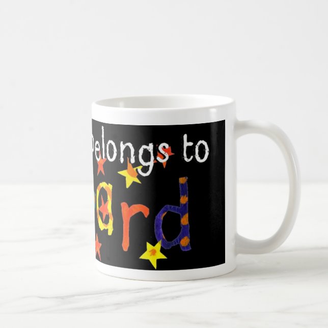 'Edward' mug (black) (Right)
