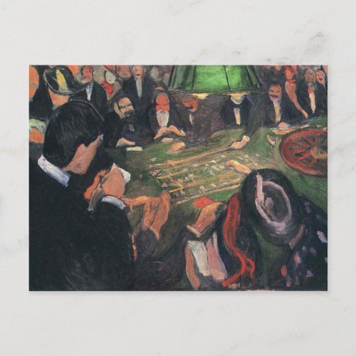 Edward Munch Art Painting Postcard