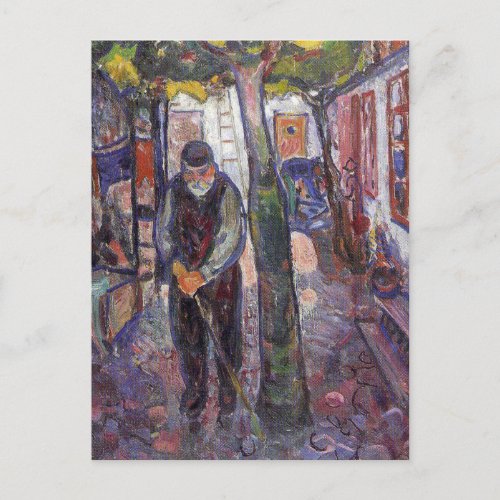 Edward Munch Art Painting Postcard