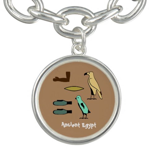 Edward Name in Hieroglyphs symbols of ancient Egyp Bracelet