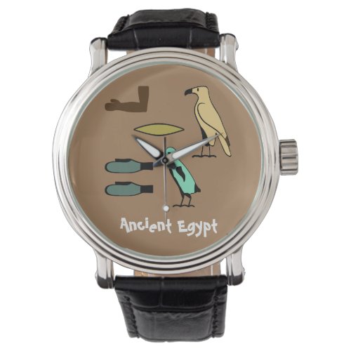 Edward Name in Hieroglyphs symbols of ancient Egyp Watch