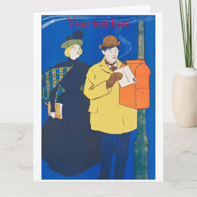 Edward Penfield Card (Front)