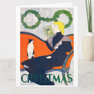 Edward Penfield Folded Greeting Card