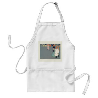 Edward Penfield, Man and Woman, Fine Art Adult Apron