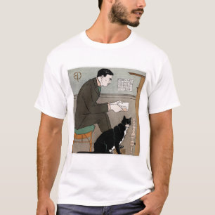 Edward Penfield Self–Portrait (1898) by Edward Pen T-Shirt