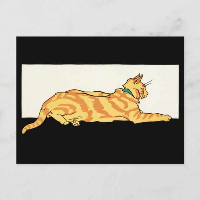 Edward Penfield - Vintage Cat Art  Postcard (Front)
