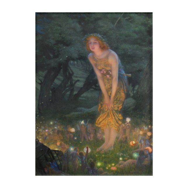 Edward Robert Hughes Midsummer Eve CC0854 Update Acrylic Print (Front)