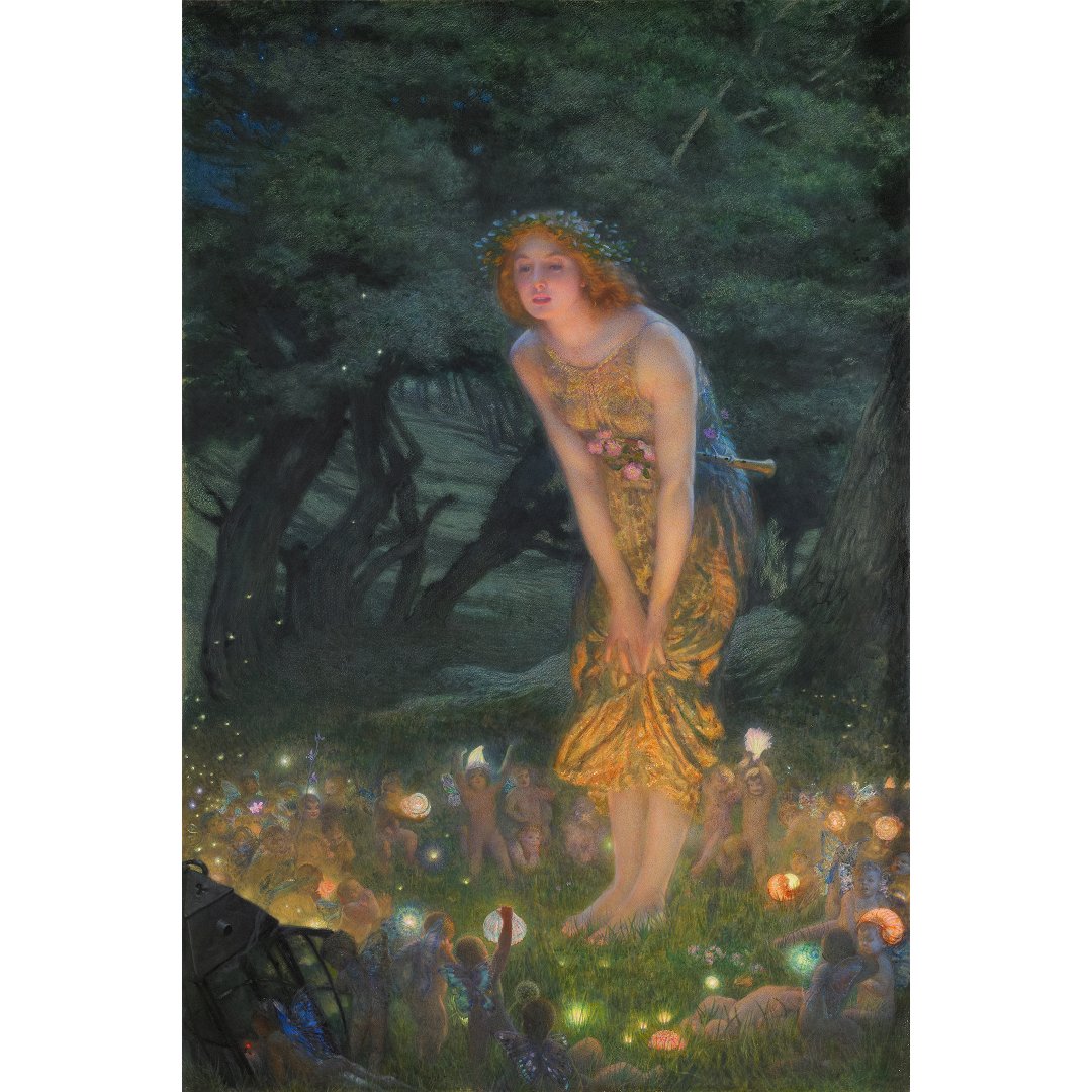 Edward Robert Hughes Midsummer Eve CC1102 Update Poster (Creator Uploaded)
