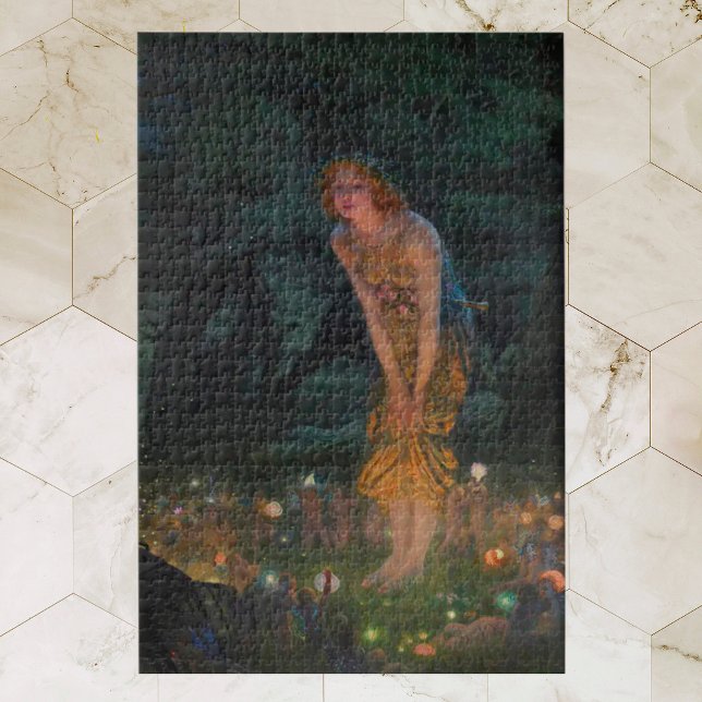 Edward Robert Hughes Midsummer Eve Jigsaw Puzzle (Creator Uploaded)