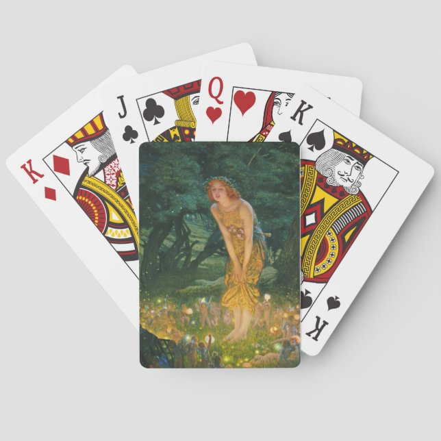 Edward Robert Hughes - Midsummer Eve Poker Cards (Back)