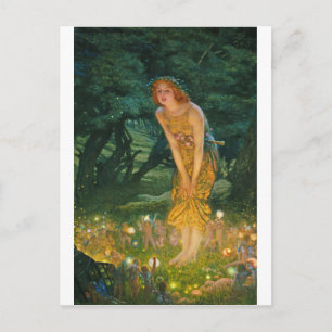 Edward Robert Hughes - Midsummer Eve Postcard