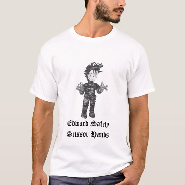 Edward Safety Scissor Hands T-Shirt (Front)