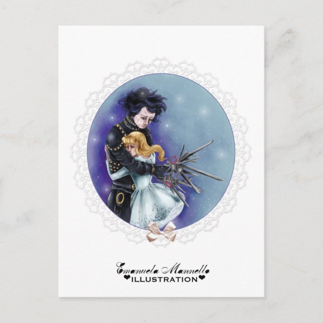 Edward scissorhands postcard (Front)